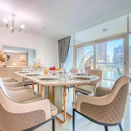 Luxurious 4-Bedroom Duplex Villa Apartment Near Jbr Dubai Exterior photo