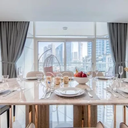 Luxurious 4-Bedroom Duplex Villa Apartment Near Jbr Dubai Exterior photo